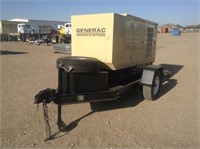 Generac 15 KW 2000 Series Generator on Trailer