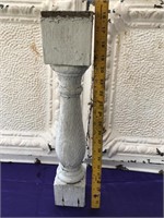 (1) One Rail Post From Over 100 Year Old Home