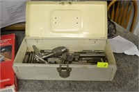 Tool box of bits and chuck keys
