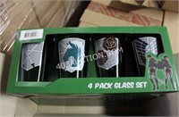 Lot of 252 - Attack on Titan 4-Pack Glass Set