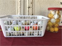 Large Lot of Golf and Wiffle Balls