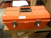 TUFF BOX TOOLBOX FULL OF TOOLS-PIPE WRENCH, SQUARE