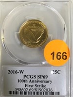2016-W STANDING LIBERTY 100TH ANNIVERSARY "FIRST S