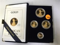 SET OF 1988-W GOLD AMERICAN EAGLES - 1 OZ $50., 1/