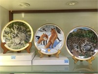 3 PC LENOX "THE AMERICAN WILDLIFE PLATE COLLECTION