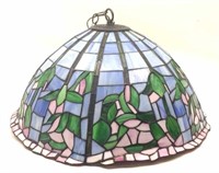 Authentic Hanging Stained Glass Fixture