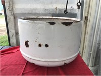 Large Rusty Old Washing Machine Tub