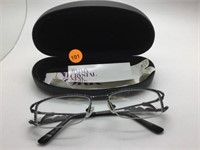 PAIR OF JIMMY CRYSTAL READING GLASSES WITH JIMMY C