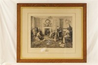 Denry Sadler M.H. Boucher Etching "Home Sweet Home