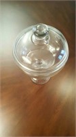 Glass bowl and lid