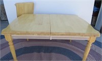 Maple Top Dining Table with (1) Leaf