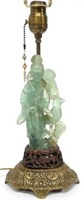 Chinese Carved Fluorite Guanyin, Mounted as Lamp