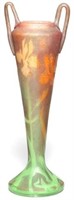 Daum Nancy Art Nouveau "Irises" Glass Vase