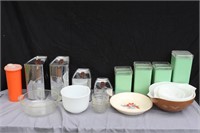 VINTAGE Pyrex, CorningWare, Canisters & More