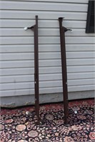 Twin Metal Bed Frame on Casters