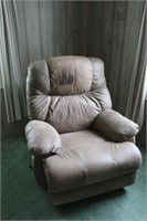 Leather Rocker Recliner Chair