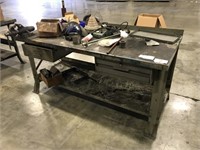 Metal Work Bench 6' w/ Vise