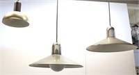 3 Contemporary Metal Hanging Lamps