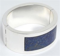 Soresiig Danish Sterling Silver & Lapis Bracelet