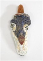 Phoenician-Style Near Eastern Glass Head Pendant