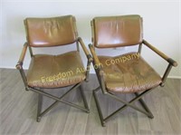 2 CAL-STYLE DIRECTOR CHAIRS