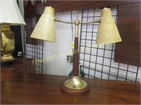 VINTAGE TASK LAMP WITH MICA SHADES