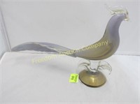 BARBINI (ATTR.) MURANO ART GLASS BIRD