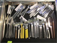 55 PC. LAUFFER FLATWARE MIX