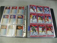 A book of Score 91 Hockey cards