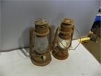 pair of barn lanterns