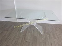 LUCITE BUTTERFLY TABLE