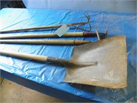 Gardening tools & long handel shovel