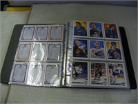 A book of upper deck Hockey cards