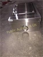 STAINLESS STEEL BBQ ATTACHMENT SHOWN AS IS