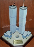 The Danbury Mint Twin Towers Sept. 11, 2001