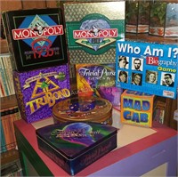 Collection of New Board Games including Monopoly