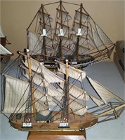 Group of Two Model Ships