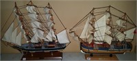 Pair of 18th Century British Ship Models