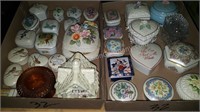 Group of 25+ Jewelry and Related Porcelain Boxes