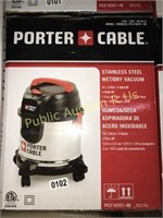 PORTABLE CABLE STAINLESS STEEL WET/DRY VAC