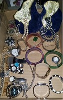 Group Lot of Jewerly and Watches