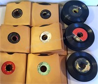 Large Collection of 45 RPM Record Albums