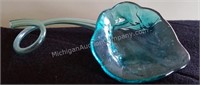 Hand Blown Art Glass and Bowl