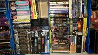 Massive Group of DVD's & VHS Movies