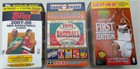 Group of 3 Unopened Boxes of Sports Cards