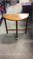Half Moon Side Table & Small Decorative Doll Bench