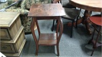 2 Tier Parlour Table 18" Square 28" Tall