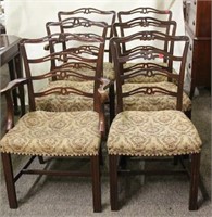 Vintage Dining Chair with Tapestry Seat