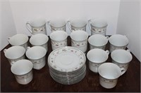Abingdon China Cups & Saucers