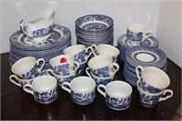 Selection of English Blue & White China